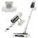 Front. Roborock - Roborock H60 Cordless Vacuum Cleaner, 115AW Suction Power, 60-Min Runtime, HEPA Filtration - White.