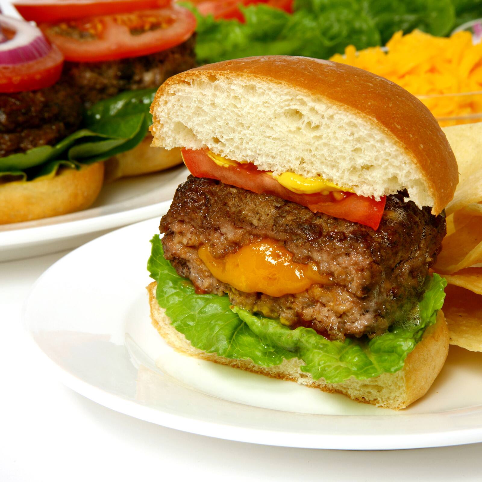 Alt View 7. Norpro - Nonstick Stuffed Burger Maker, Red - Red.
