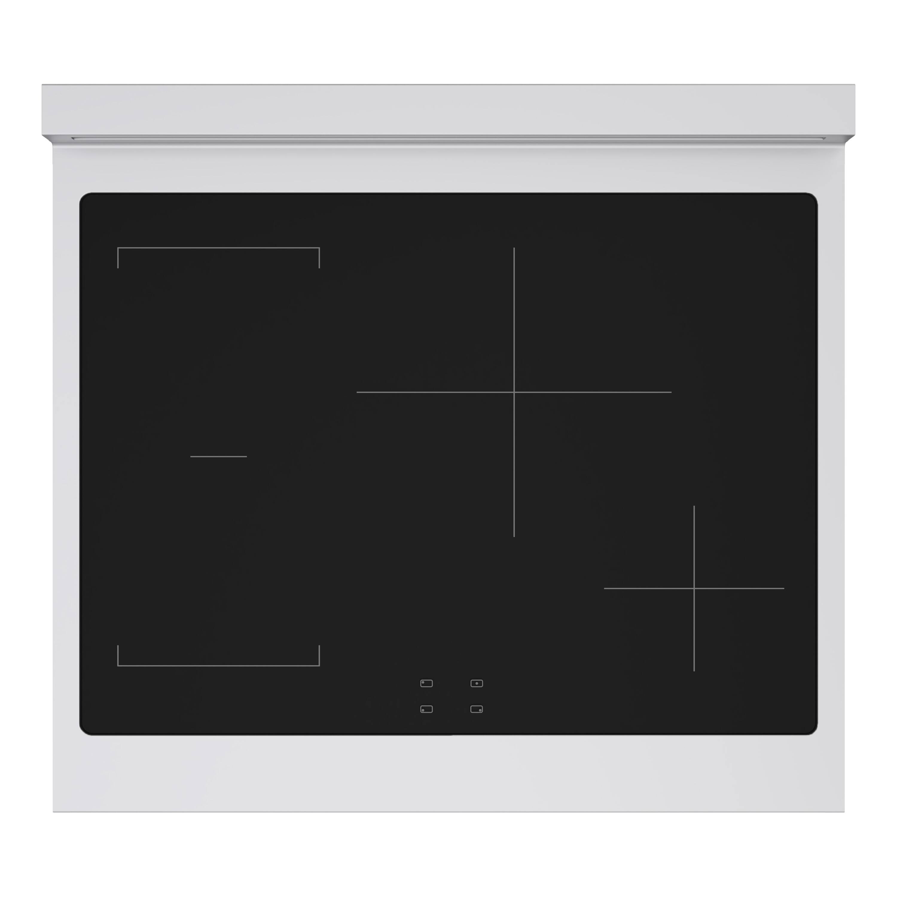 Left. ZLINE - 30 in. 4.2 cu. ft. Paramount Freestanding Induction Range with 4 Burners and Electric Oven in Stainless Steel - Stainless Steel.