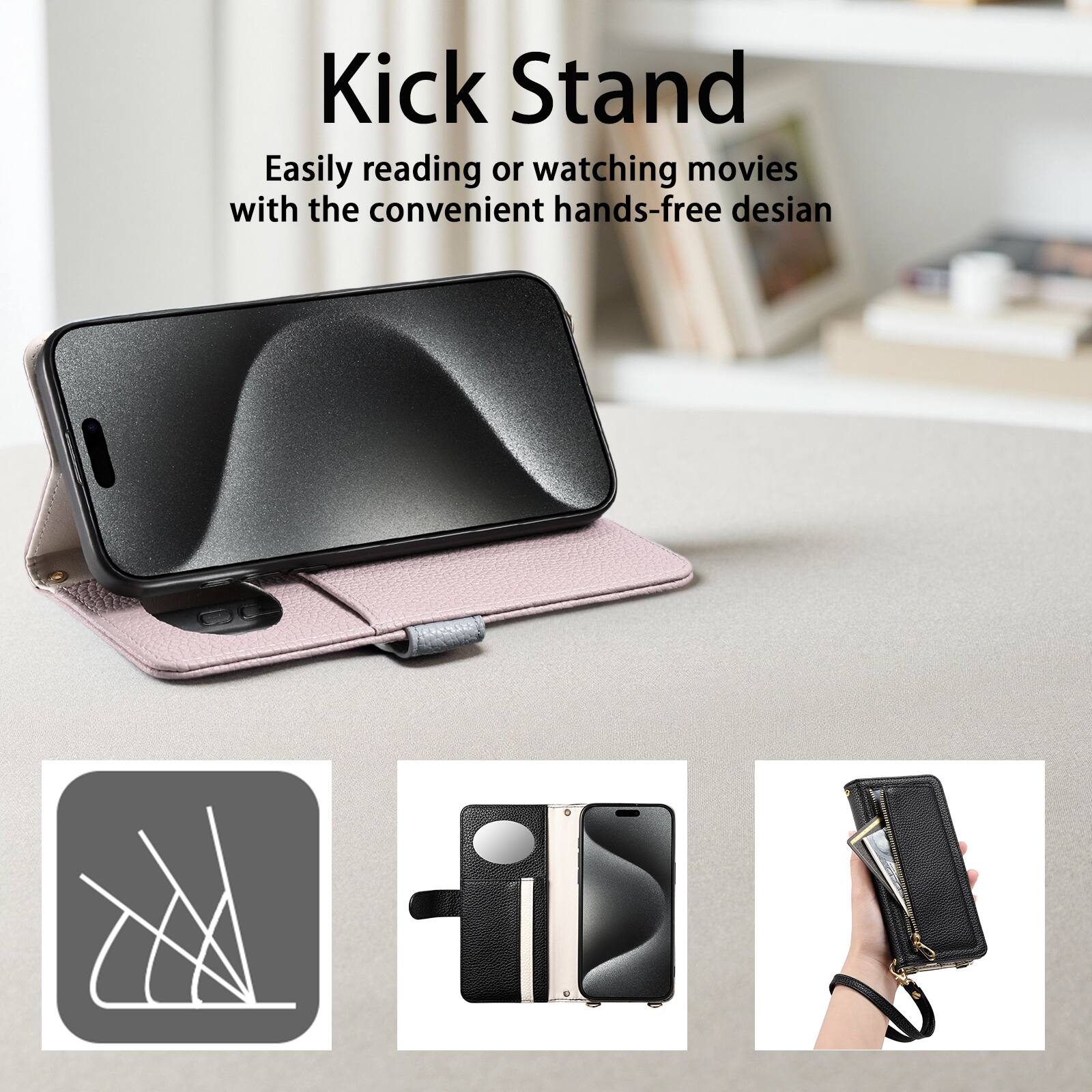 Kick Stand

Easily reading or watching movies with the convenient hands-free design