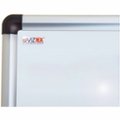 Alt View Zoom 17. Floortex - Viztex Lacquered Steel Magnetic Dry Erase Board with an Aluminium Frame - 36'' x 48'' - White.