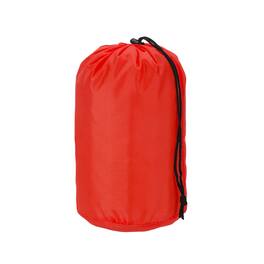 Unique Bargains - Stuff Sack, Nylon Waterproof Storage Sack, Portable Drawstring Dry Bag with Toggle, 4x8Inch, for Camping - Red