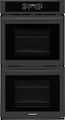 Frigidaire - 27" Built-In Double Wall Oven with Convection Bake and Air Fry - Black