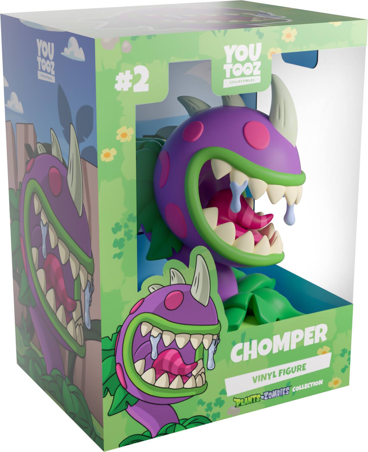 YOU TOOZ #2  
YOU TOOZ COLLECTIBLES  
CHOMPER FIGURE  
VINYL COLLECTION  
PLANTS VS. ZOMBIES