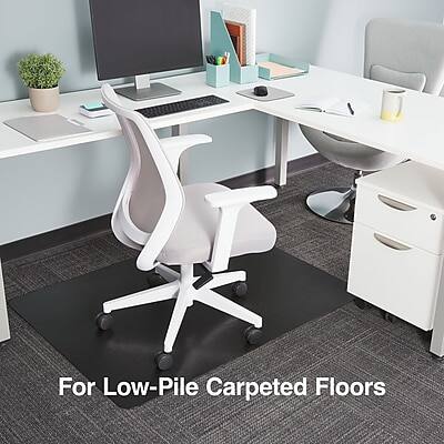 For Low-Pile Carpeted Floors