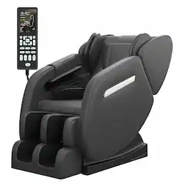 Essen Blissed - Favor MM350 Full Body Zero Gravity with Shiatsu Massage Chair - Blcak