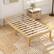 Front. Costway - Twin Size Wooden Platform Bed Frame 14" with Rubber Wood Legs Under-bed Storage - Natural.