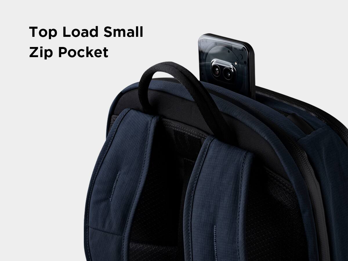 Top Load Small Zip Pocket