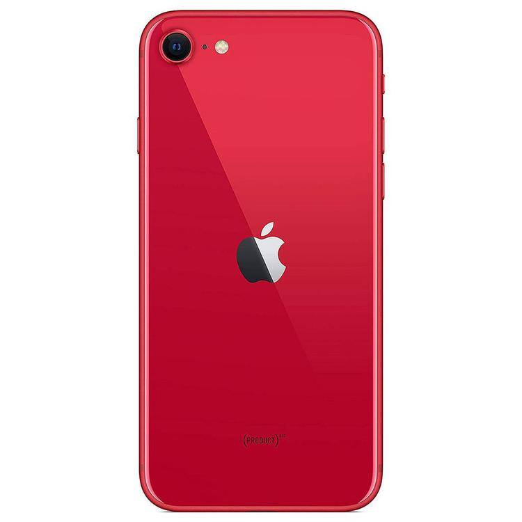Alt View 3. Apple - iPhone SE (2nd Gen) A2275 (Fully Unlocked) 64GB - Red.