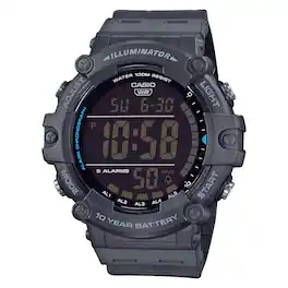 Casio - Men’s Digital Watch with Black Dial - AE-1500WH-8BV - Dark Gray