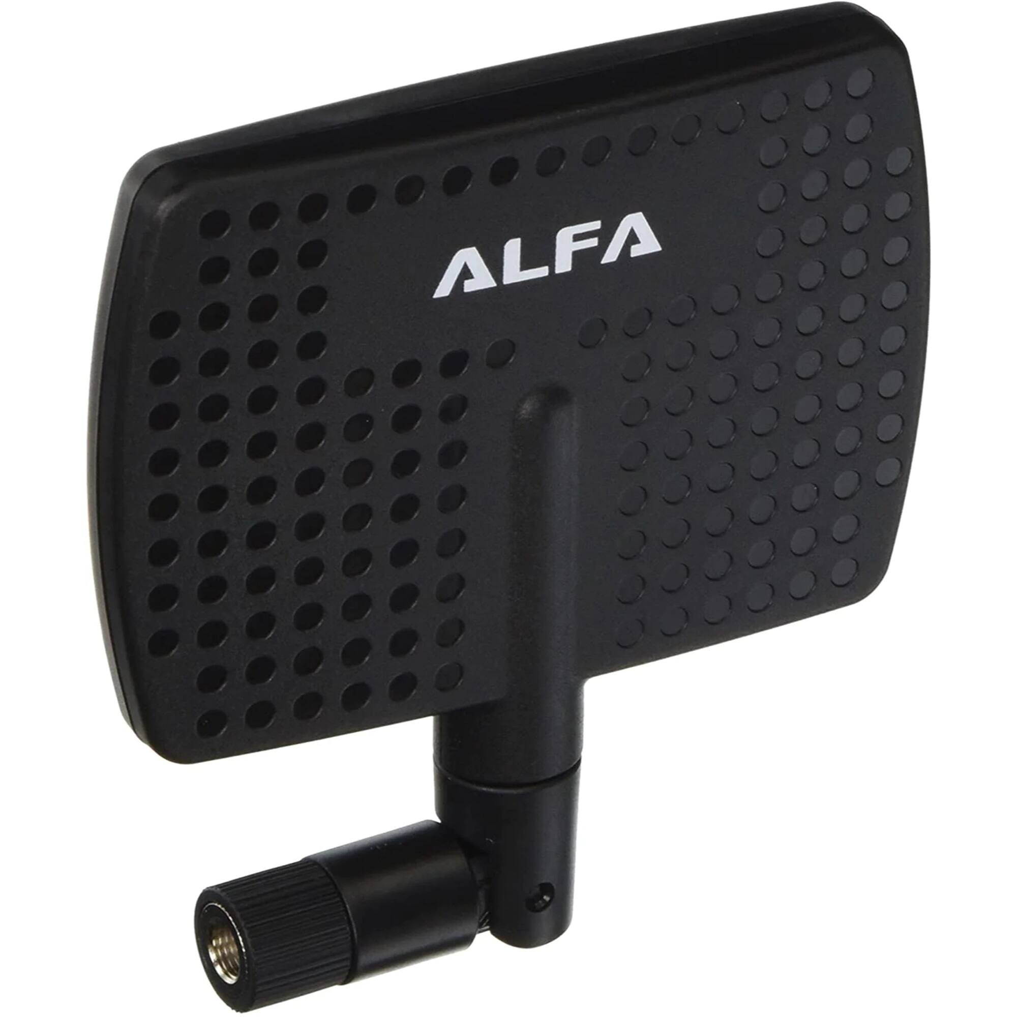 Alfa - Network APA-M04 2.4GHz 7 dBi high gain directional indoor panel antenna with RP-SMA connector - Black