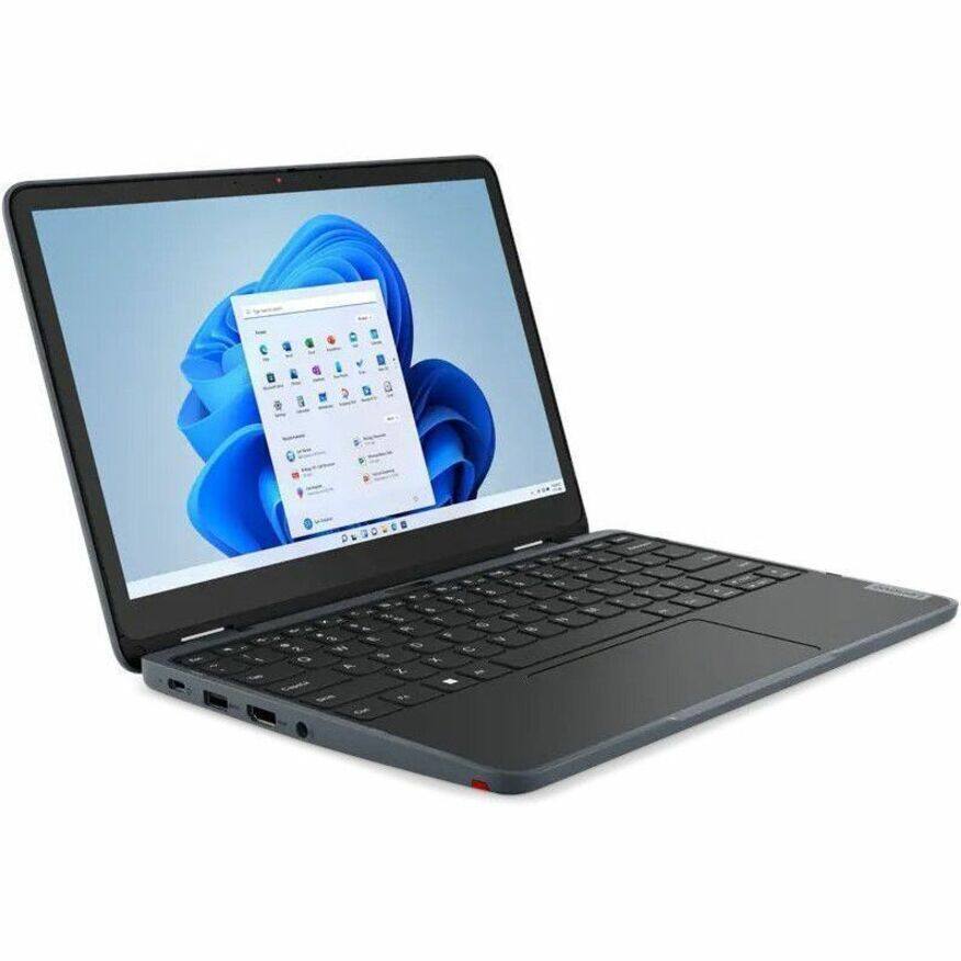 Alt View 8. Lenovo - Lenovo 300w Yoga Gen 4 82VM0018US 11.6" Touchscreen Convertible 2 in 1 Notebook - HD - Intel N-Series N200 - 8 GB - 128 - Slate Gray.
