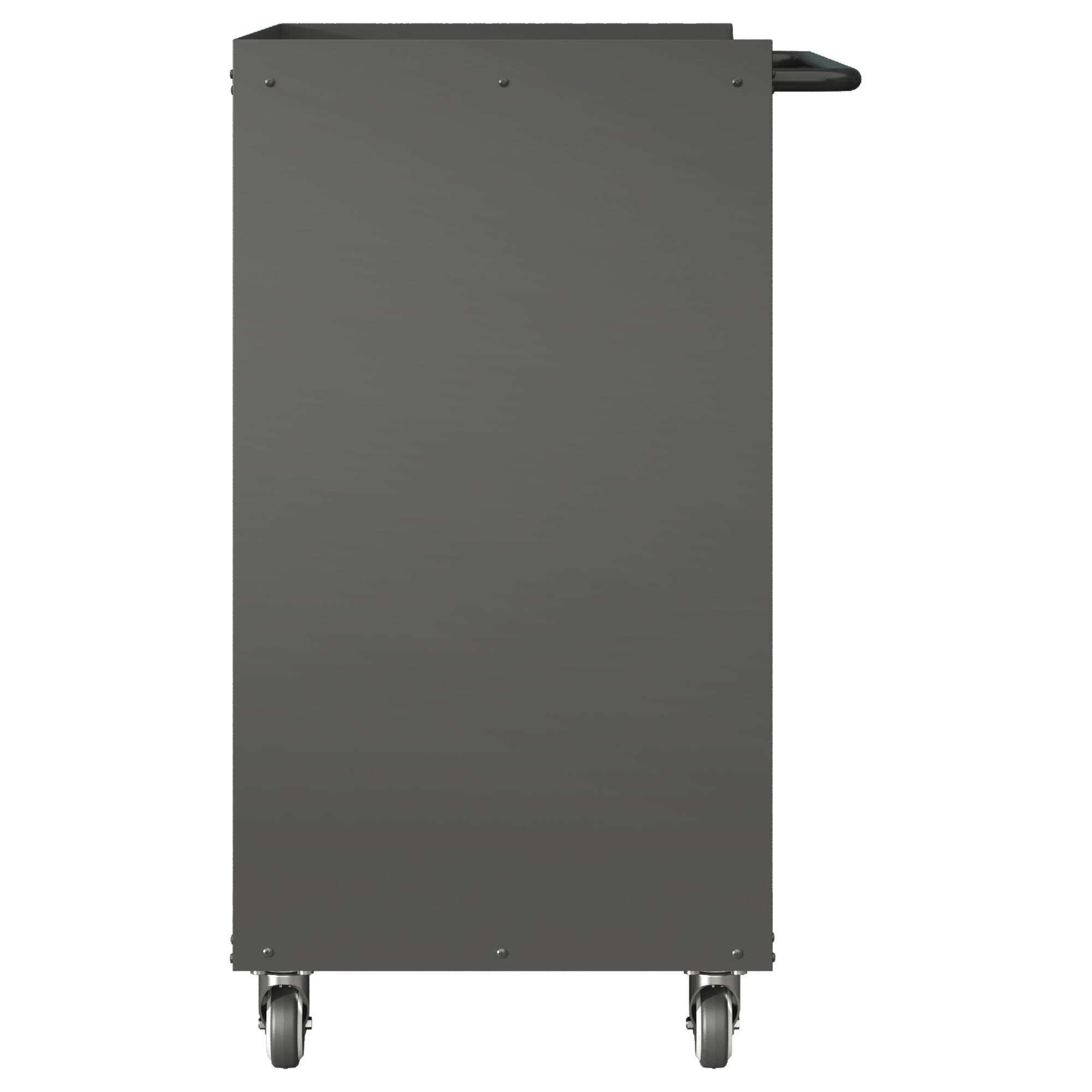 Alt View 7. LOVMOR - Heavy Duty Metal Storage Cabinet with Wheels 3 Drawer Tool Cabinet for Garage Office and Home Organization.