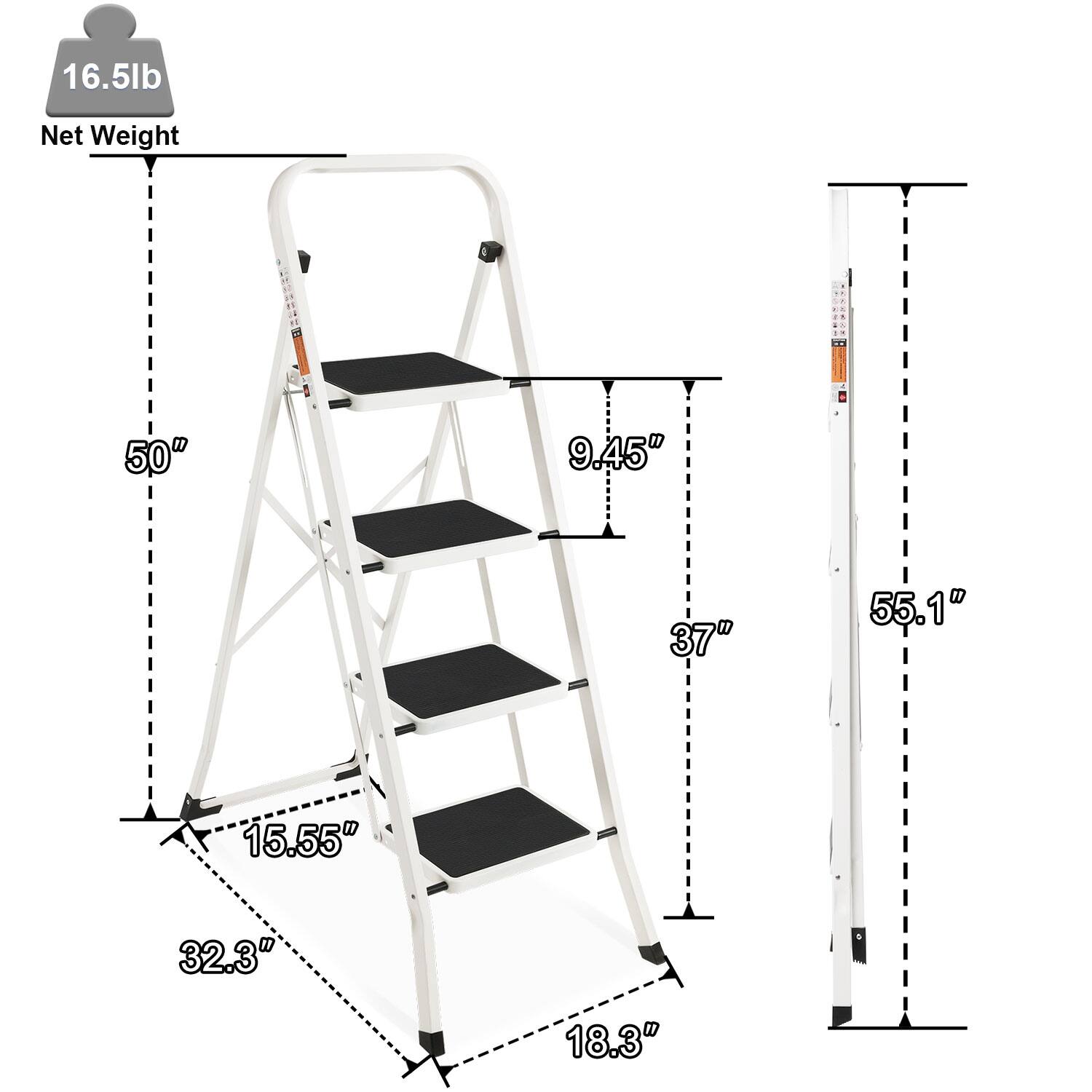 16.5lb Net Weight  
50"  
9.45"  
37"  
55.1"  
15.55"  
32.3"  
18.3"