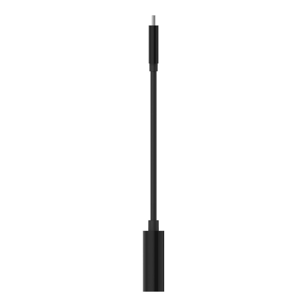 Left. Belkin - USB-C to HDMI Adapter + USBC Charging Port,  4K UHD Video, 60W Passthrough Power - Black.