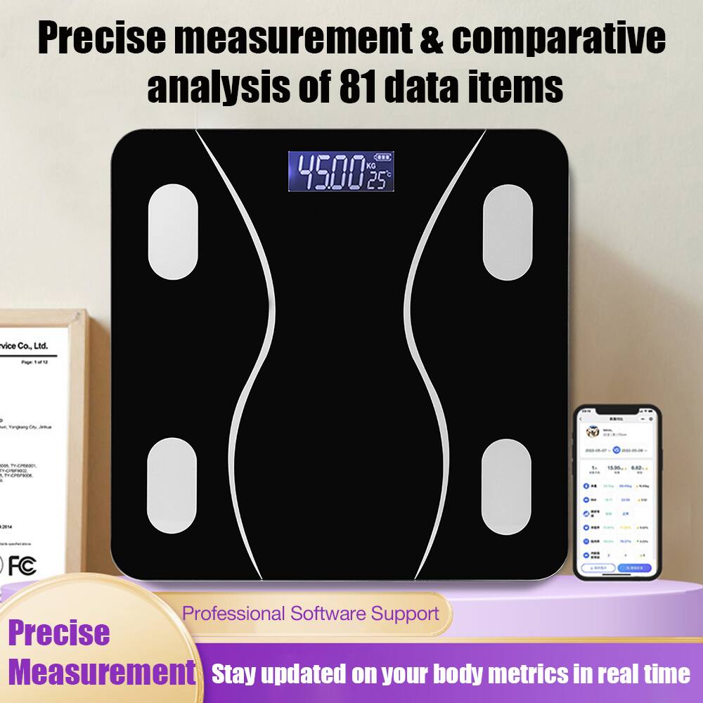 Precise measurement & comparative analysis of 81 data items

C KG 4500 25 vice Co., Ltd. - - Yongkang - PEAmA CHE - PomPa - - 15.05. S.40 .. Ns | FC .... Professional Software Support

Precise Measurement Stay updated on your body metrics in real time