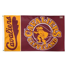 WinCraft - Cleveland Cavaliers 3' x 5' Single-Sided Heritage Deluxe Flag - Multicolor