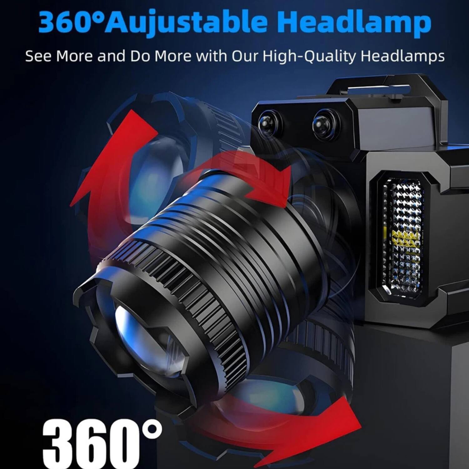 360° Adjustable Headlamp  
See More and Do More with Our High-Quality Headlamps