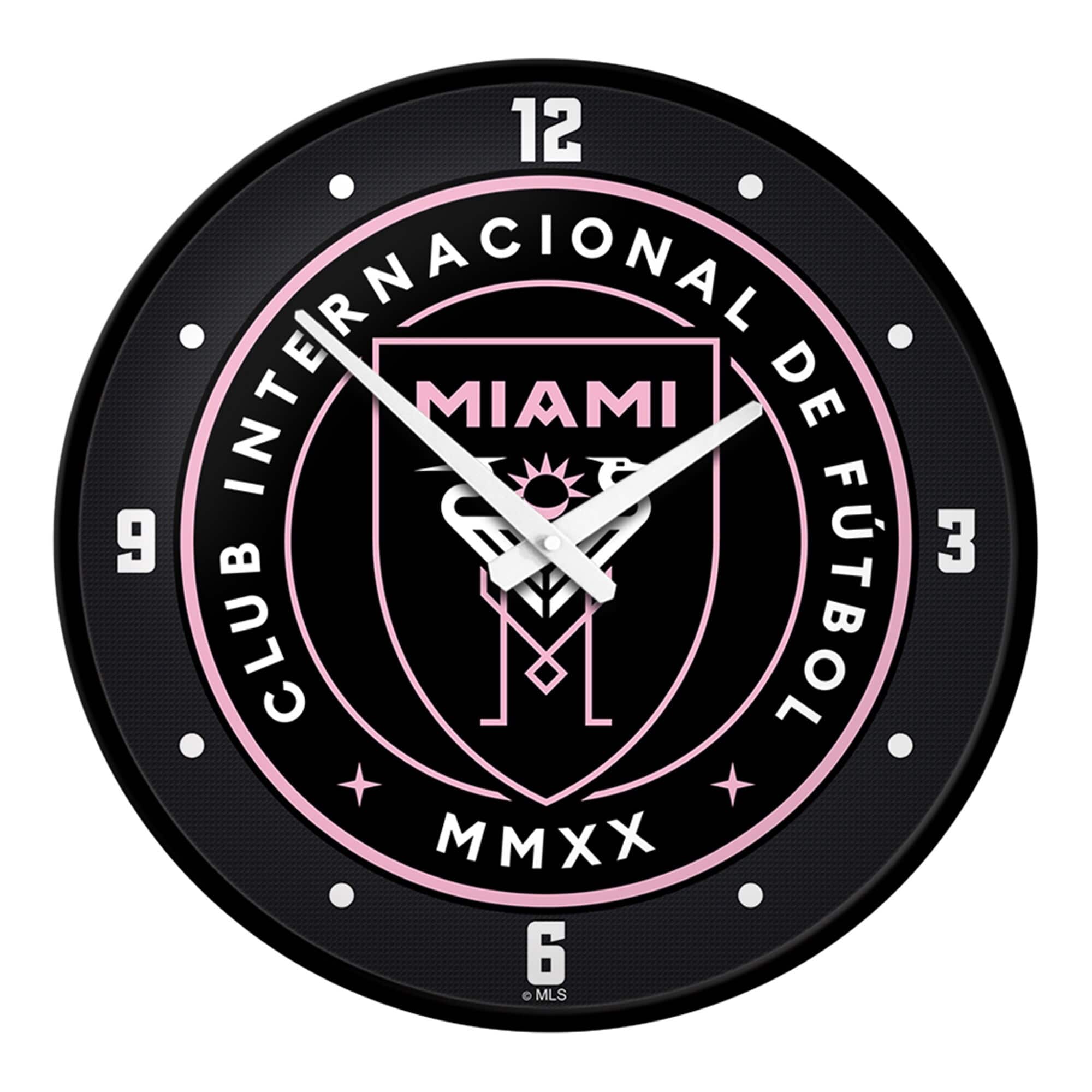 The Fan-Brand - Inter Miami CF 17.5" Modern Disc Wall Clock - Multicolor