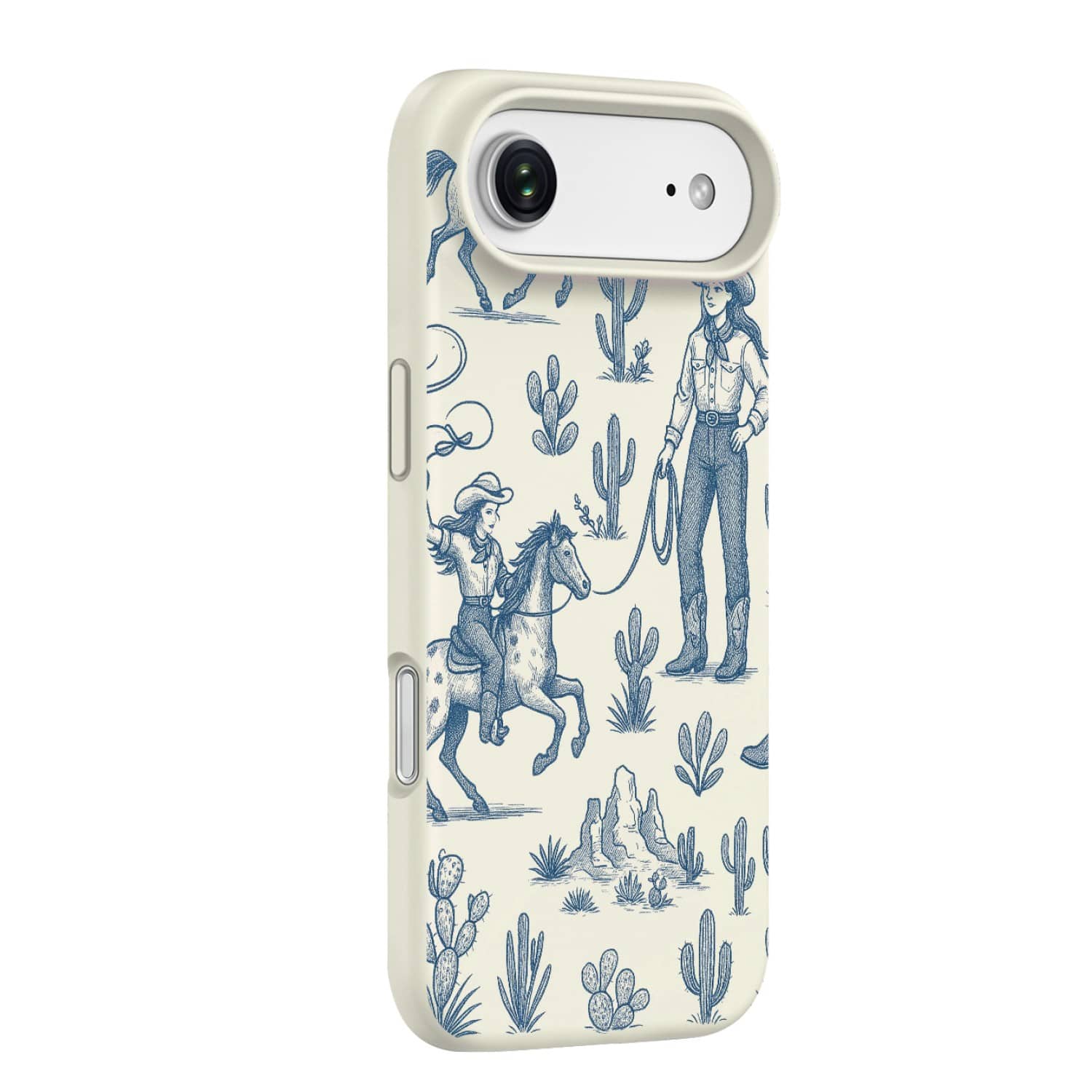 SaharaCase - Apple iPhone Air Case | Compatible with Magsafe | Smooth Silicone Finish | Inspire Series - Western White