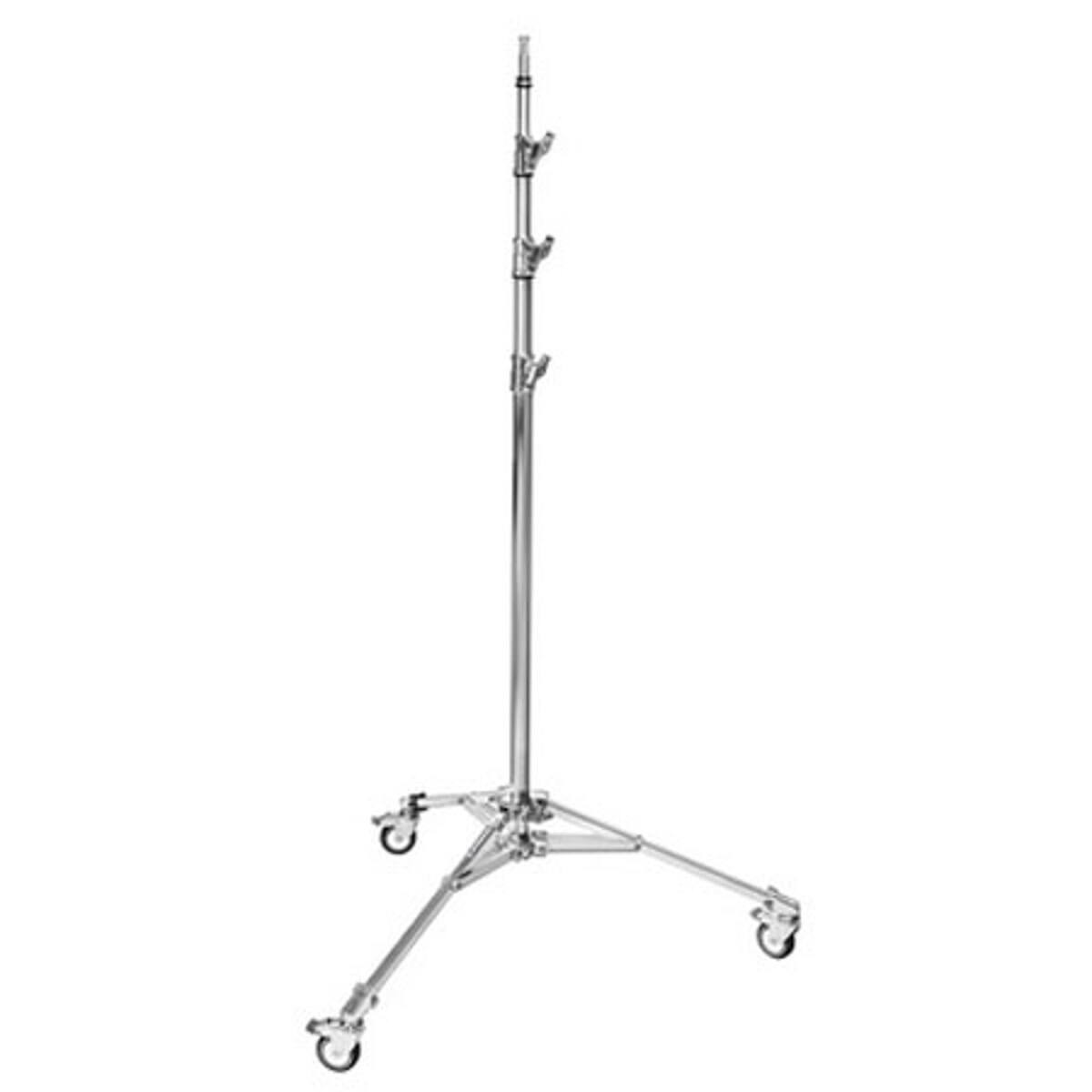 Front. Avenger - Avenger High 14.10' Roller Stand 43 with Low Base, 4 Sections, 3 Risers, Steel.