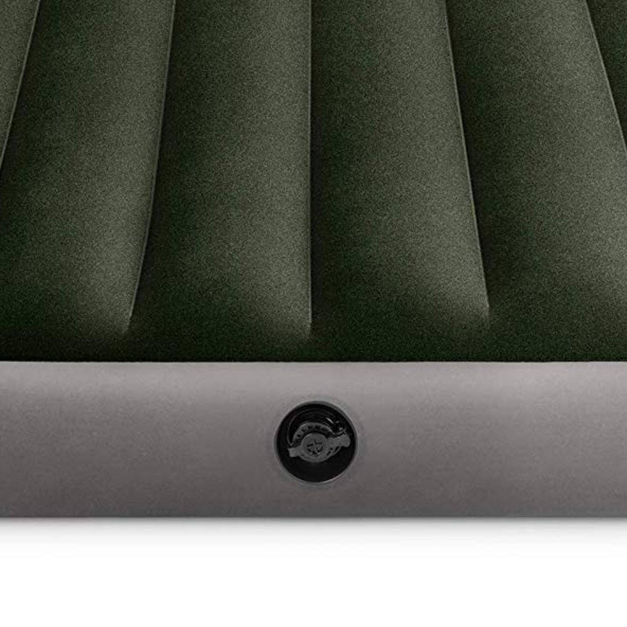 Alt View 7. Intex - Intex Dura-Beam Series Downy Airbed with Built-In Foot Pump, Queen Size (3 Pack) - Gray.