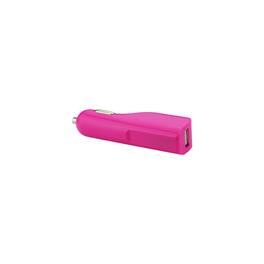 Reiko - Micro Usb 1 Amp Car Charger In - Hot Pink
