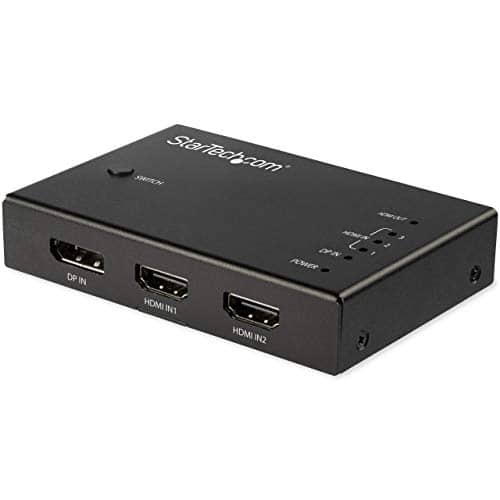 Startech - 4-Port HDMI Video Switch - 3x HDMI & 1x DisplayPort - 4K 60Hz - Black price history on PriceWatchPro