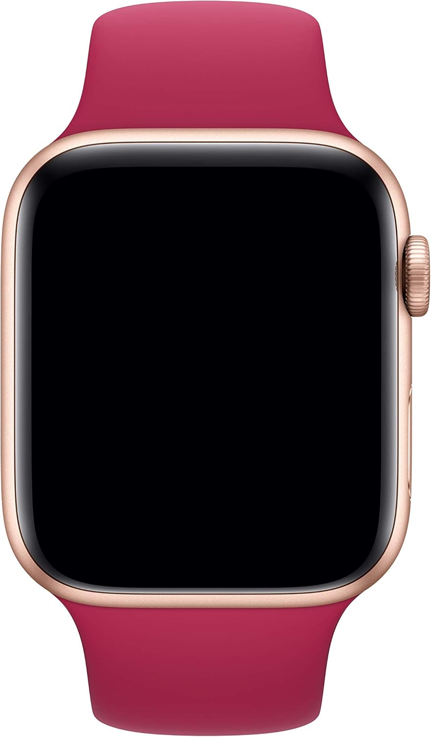 Alt View 2. Apple - Apple Watch Sport Band (44mm) - Pomegranate - Regular - Red.