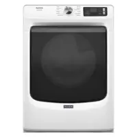 Maytag - 7.4 Cu. Ft. Smart Electric Dryer with Steam and Pet Pro System - White - Front_Zoom