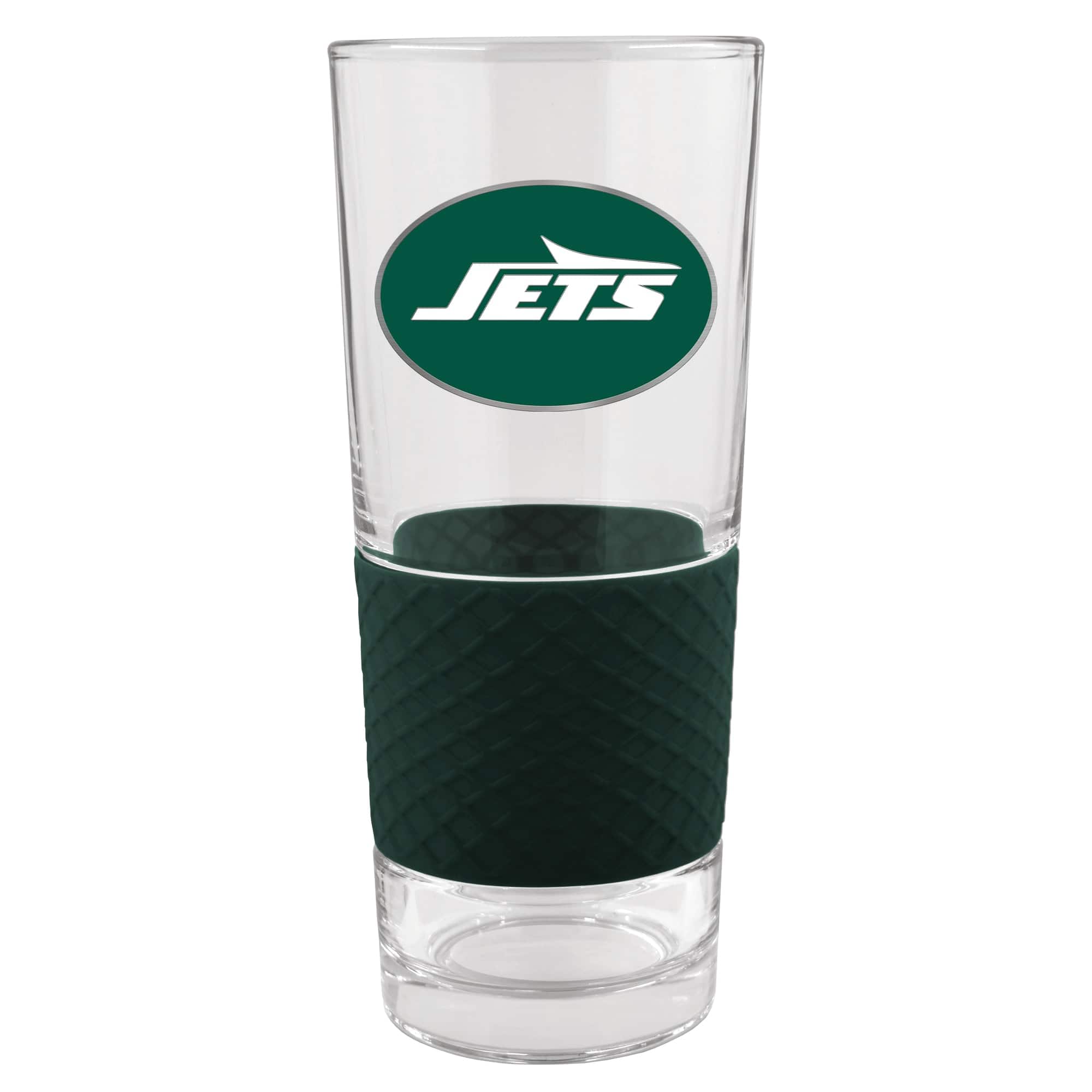Front. Great American Products - 22oz. Pilsner Glass with Silicone Grip - Green.