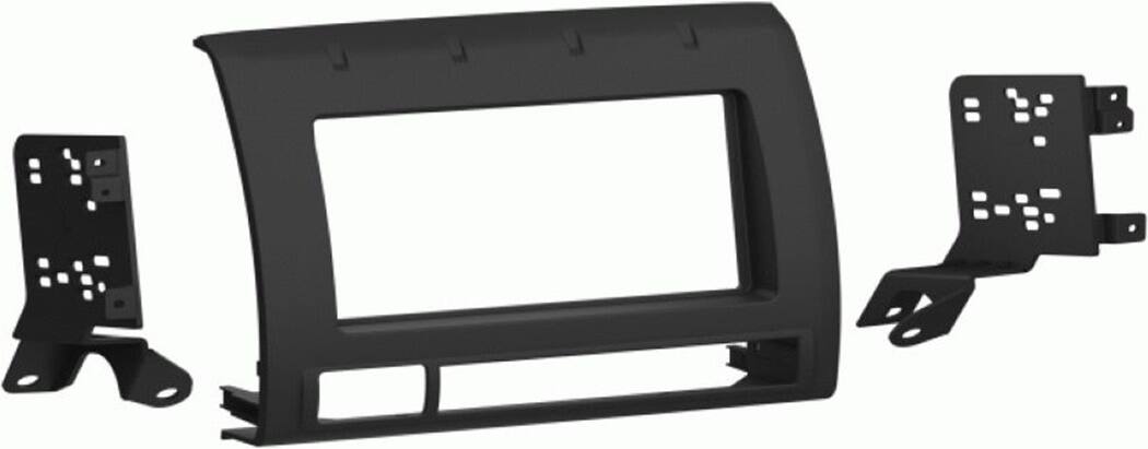 Angle. Metra - Stereo Installation Kit for 2005-2011 Toyota Tacoma Vehicles - Matte Black.
