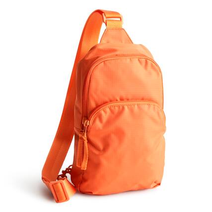 Front. Stamp n Camp - Women's Ripstop Lorman Sling Backpack Koi Orange One Size - Koi Orange-One Size.