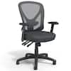 Front. Staples - Carder Ergonomic Fabric Swivel Computer and Desk Chair (24115-CC) - Black.