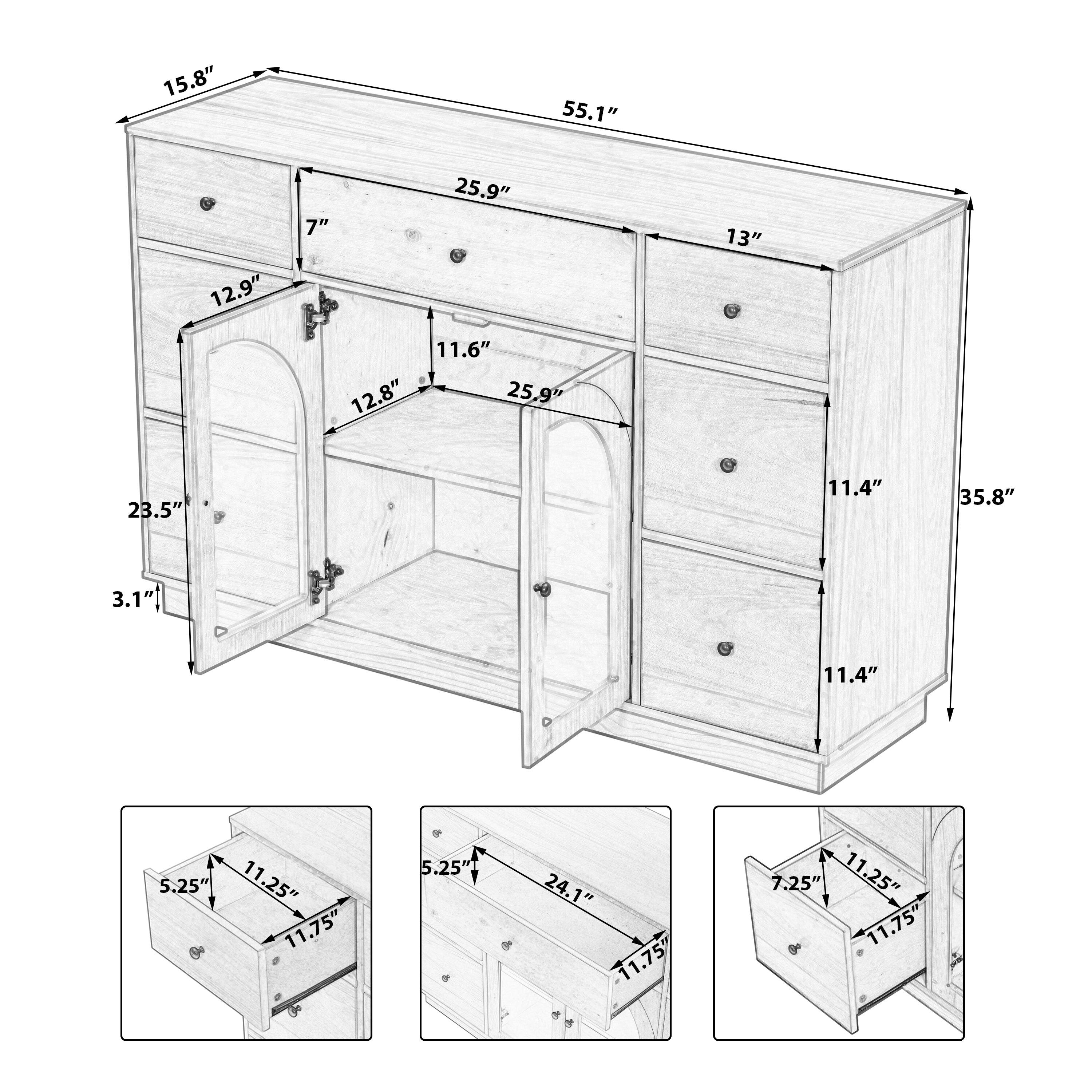 15.8"  
55.1"  
12.9"  
7"  
25.9"  
13"  
11.6"  
12.8"  
25.9"  
23.5"  
11.4"  
35.8"  
3.1"  
11.4"  
5.25"  
11.25"  
11.75"  
5.25"  
24.1"  
11.75"  
7.25"  
11.25"  
11.75"