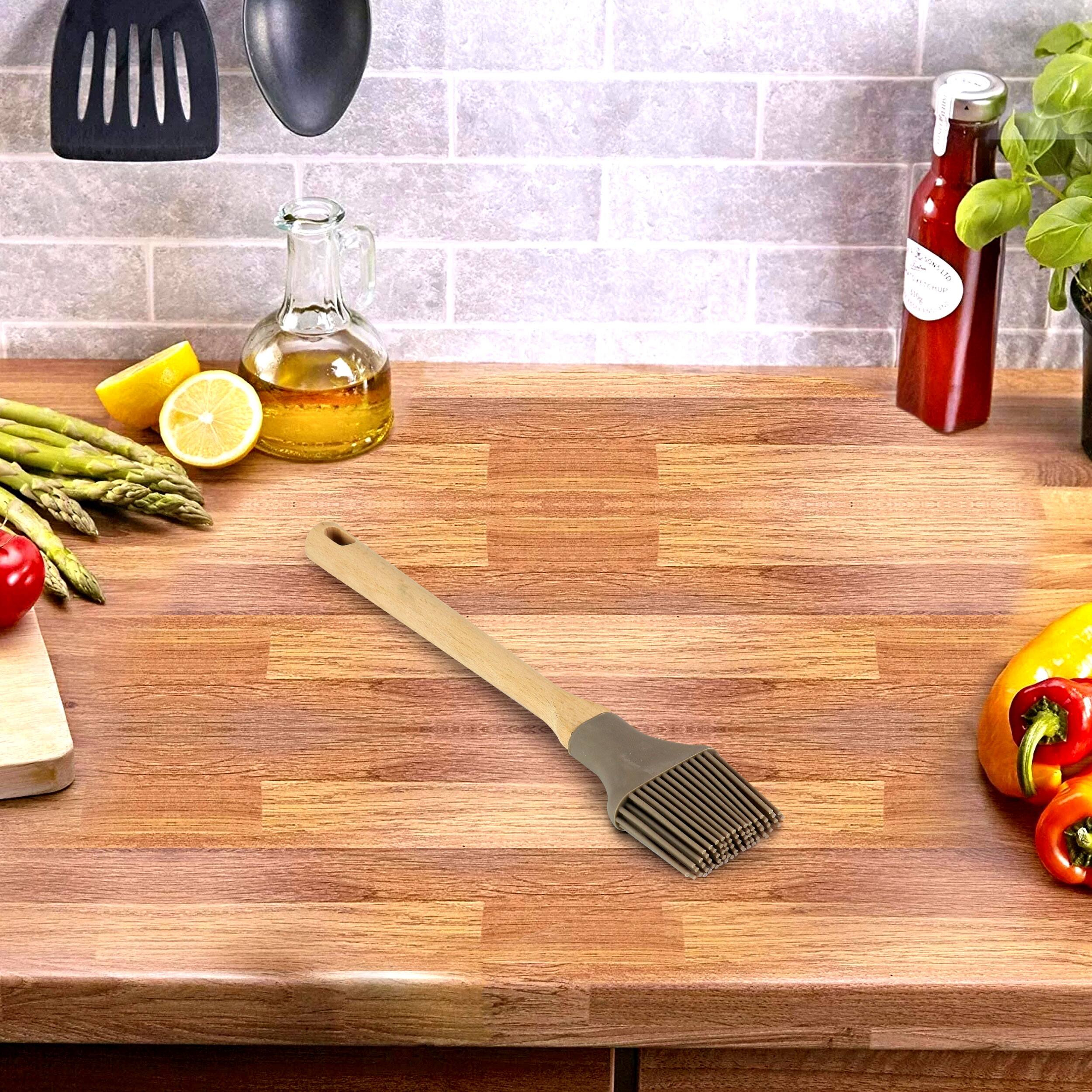 Alt View 5. Martha Stewart - Martha Stewart Silicone Basting Brush in Gray - Grey.