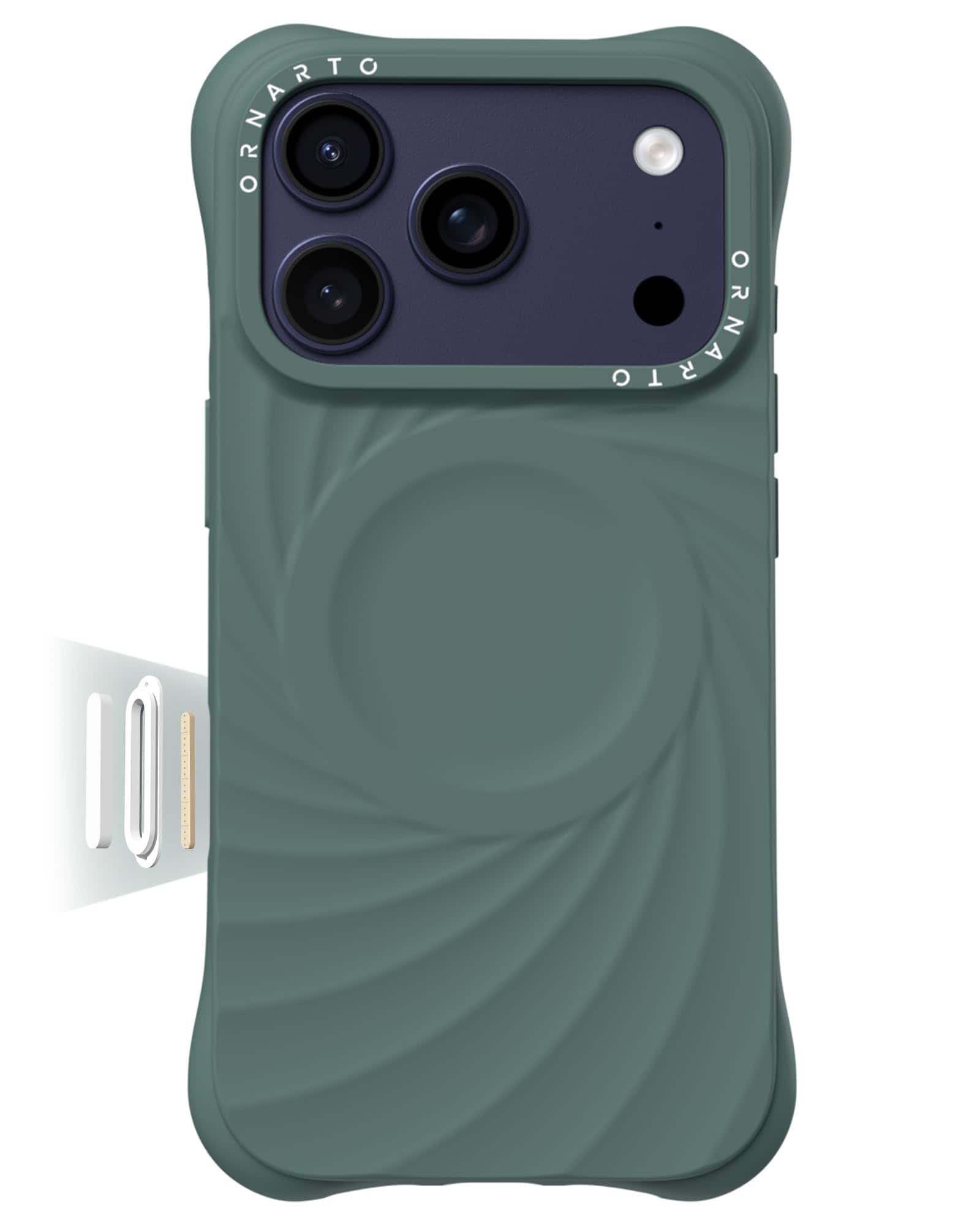 Ornarto - Vortuxe for iPhone 18 Pro Max Case and for iPhone 17 Pro Max Case 6.9" with MagSafe - Pine Green