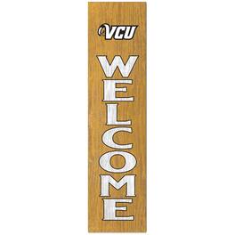 Jardine - VCU Rams 12'' x 48'' Outdoor Leaner Welcome Sign - Black