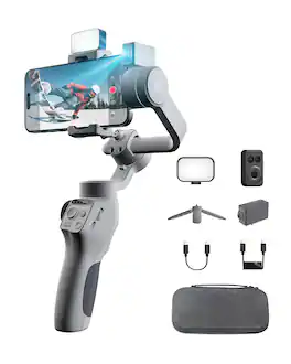 BEARSOLIM - 3-Axis Phone Gimbal with Al Tracking for iPhone/Android