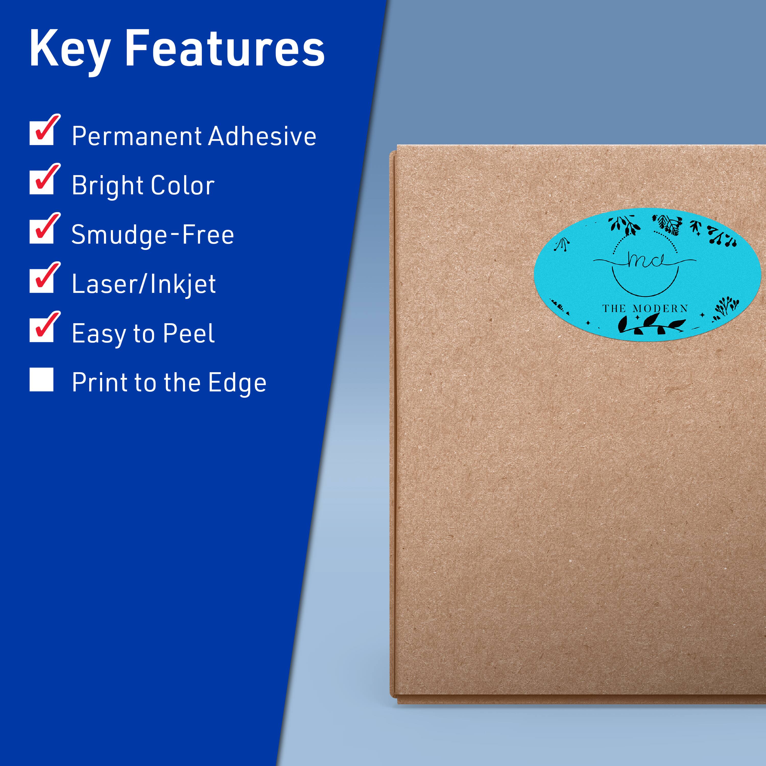Key Features

- Permanent Adhesive
- Bright Color
- Smudge-Free
- Laser/Inkjet
- Easy to Peel
- Print to the Edge

THE MODERN
