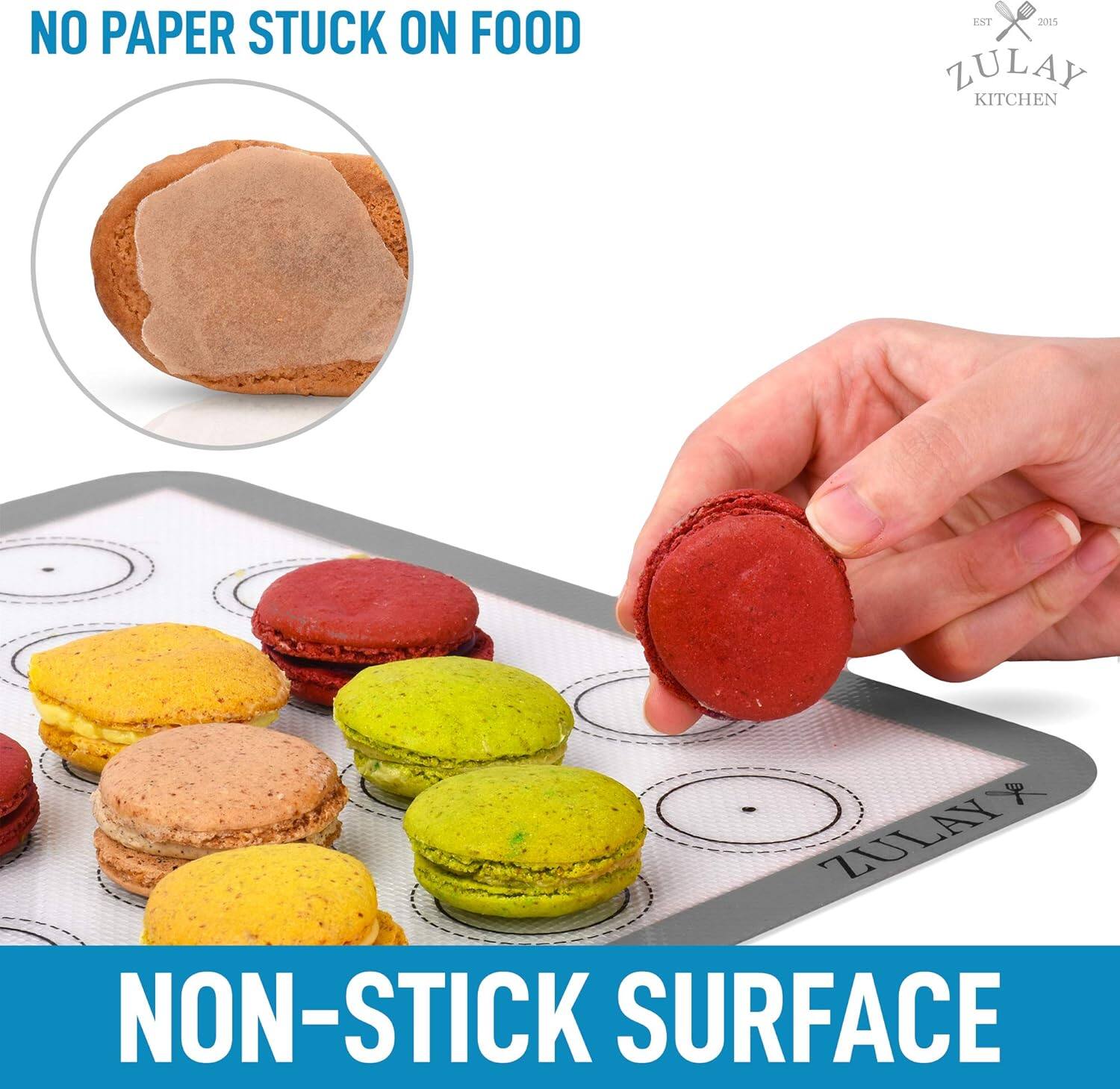 NO PAPER STUCK ON FOOD

NON-STICK SURFACE

ZULAY KITCHEN