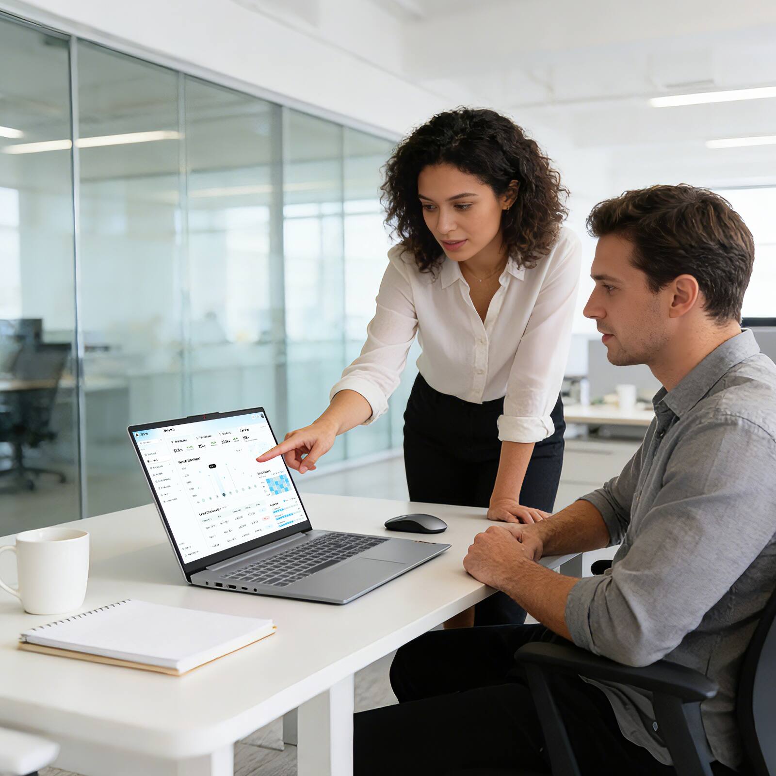 Alt View 4. Lenovo - Lenovo IdeaPad Slim 3 Touchscreen Laptop, 8 Cores AMD Ryzen 7 5825U( Up to 4.50 GHz)16GB RAM 512GB SSD, 15.6" FHD IPS - Arctic Grey.