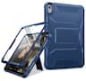 DTTO - Shockproof Case for iPad A16 11-inch & ipad 10th10.9-inch with Built-in Screen Protector, Full Body Protective Cover - Navy Blue