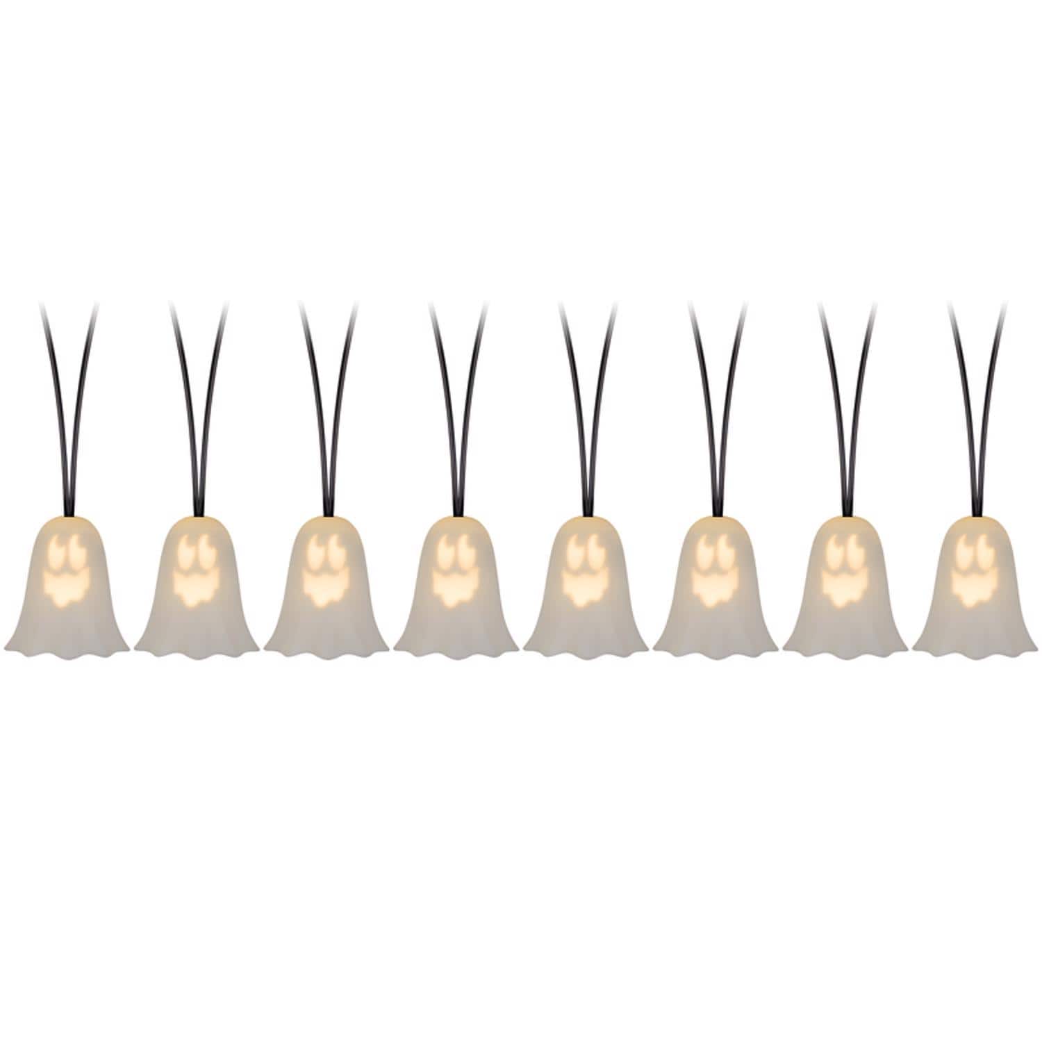 Gemmy - 3 in. LED Prelit Musical Ghosts String Lights