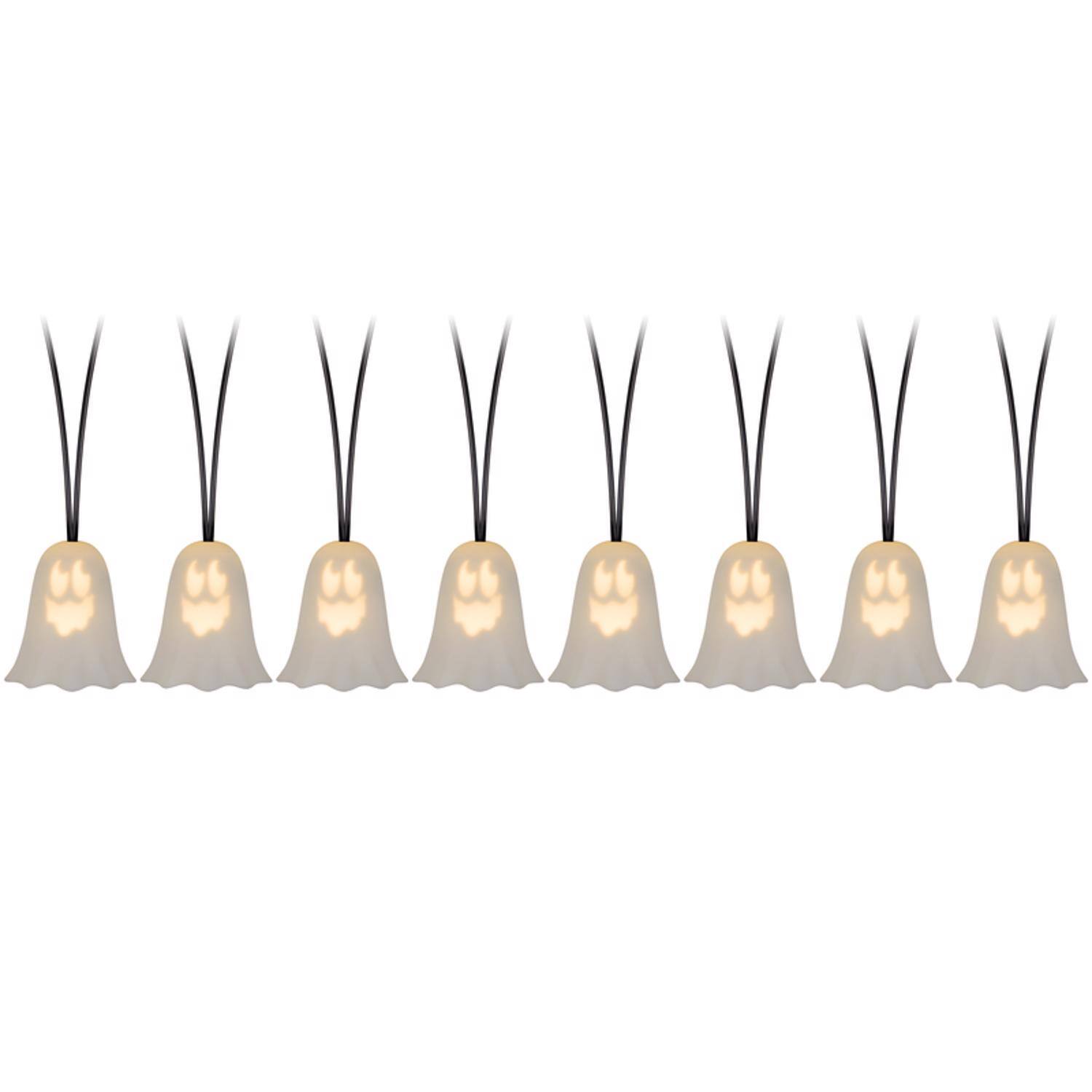 Front. Gemmy - Gemmy 3 in. LED Prelit Musical Ghosts String Lights.