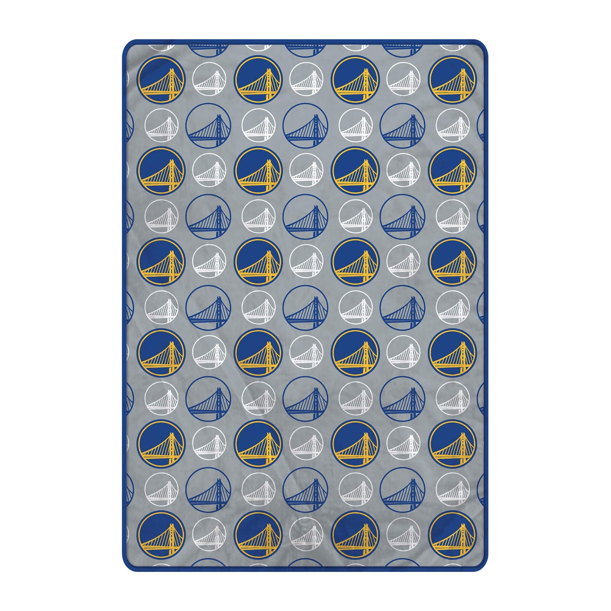 Pegasus - Golden State Warriors 66" x 95" Oversized Logo Roll Ultra Cozy Blanket - Multicolor