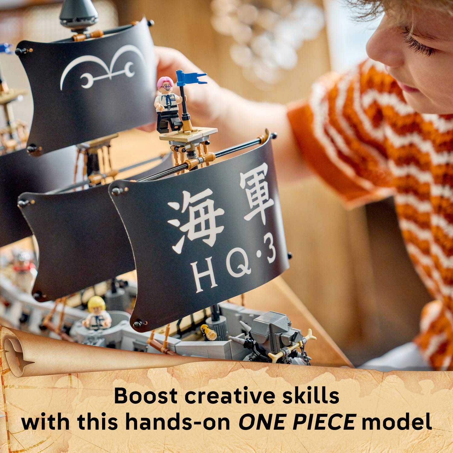 Boost creative skills with this hands-on ONE PIECE model