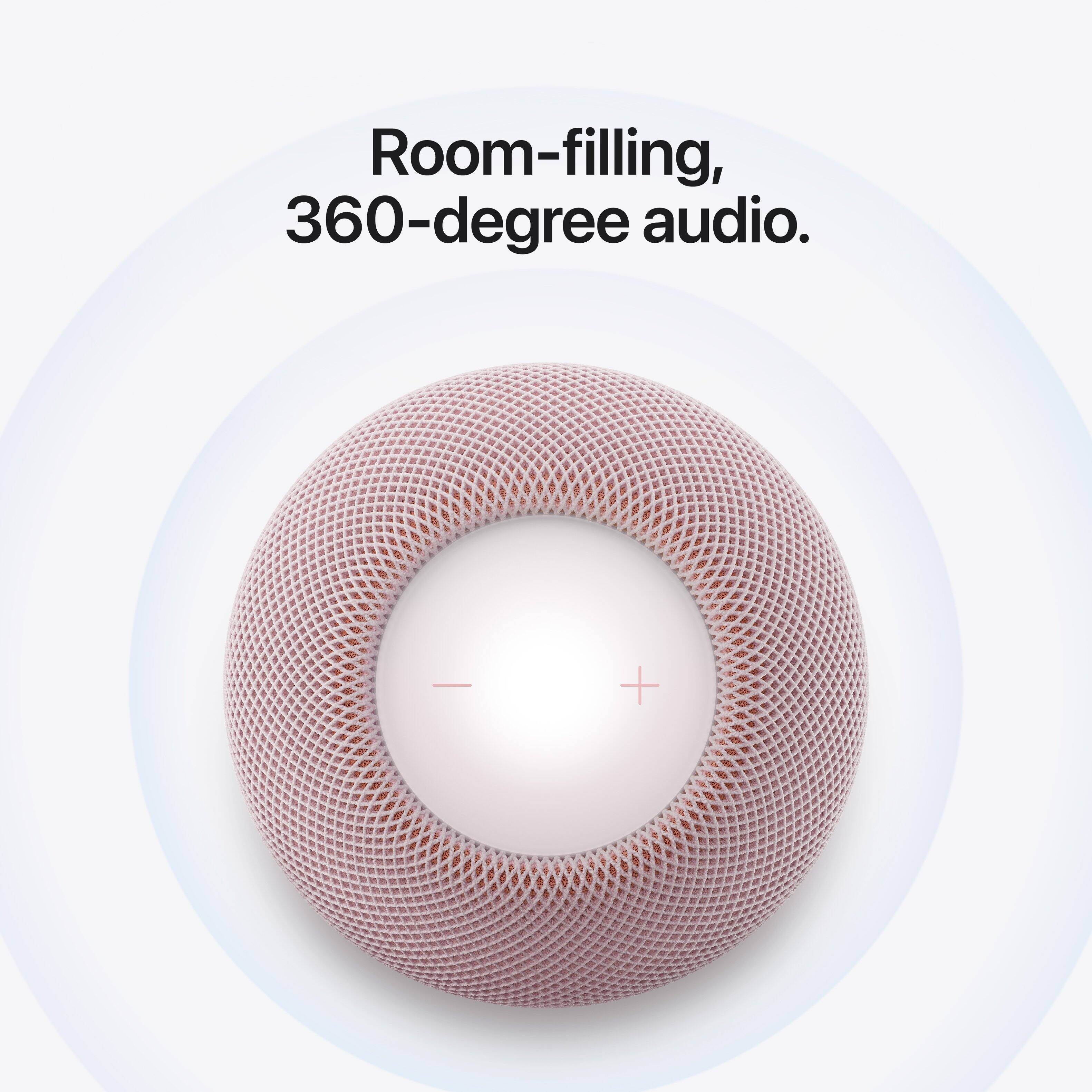 Room-filling, 360-degree audio.