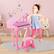 Alt View 13. Costway - 37 Keys Kids Piano Keyboard Toy Toddler Musical Instrument with Stool & Microphone - Pink.