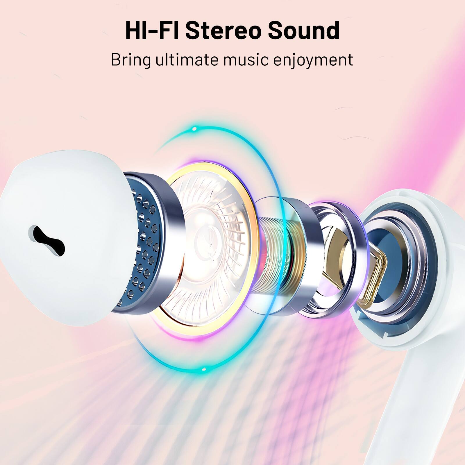 HI-FI Stereo Sound
Bring ultimate music enjoyment